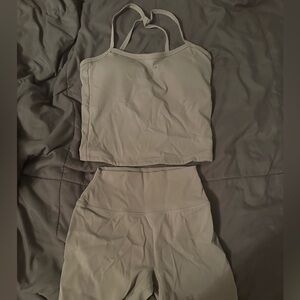 Women's Grey gym set